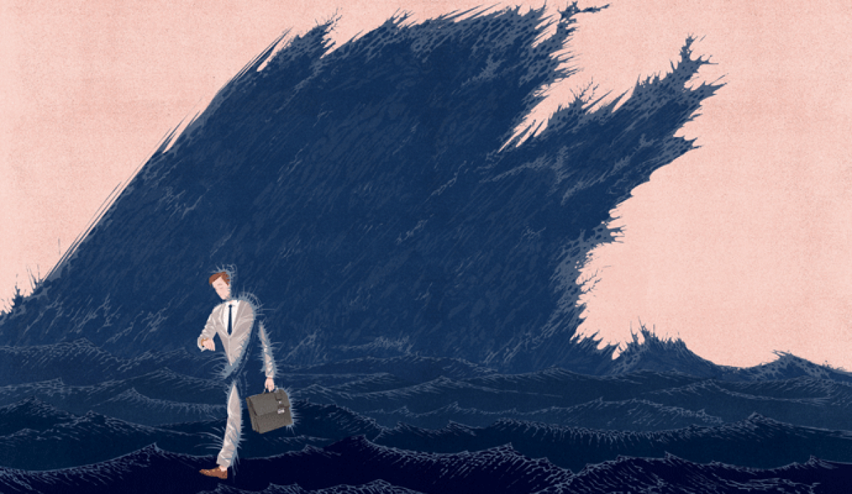 Wave of Disruption, Illustration by Francesco Bongiorni